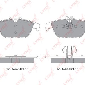 Колодки тормозные задние дисковые к-кт