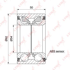 Подшипник ступицы (к-кт)