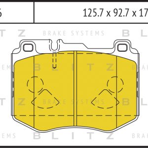 Колодки тормозные передние к-кт