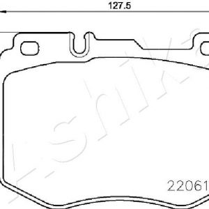 Колодки тормозные передние к-кт