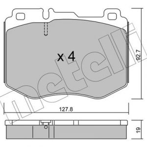 Колодки тормозные передние к-кт