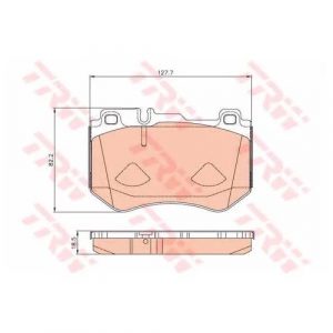 Колодки тормозные передние к-кт
