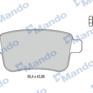 Колодки тормозные задние дисковые к-кт