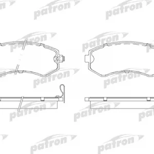 Колодки тормозные передние к-кт