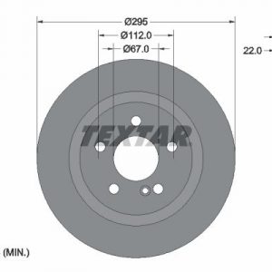 Диск тормозной задний