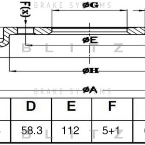Диск тормозной задний