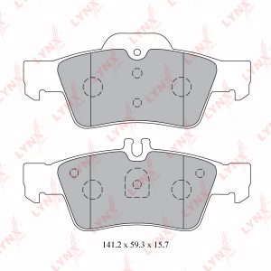 Колодки тормозные задние дисковые к-кт