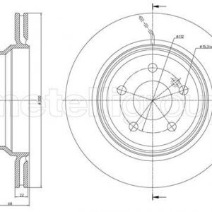 Диск тормозной задний