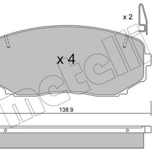 Колодки тормозные передние к-кт