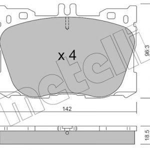 Колодки тормозные передние к-кт