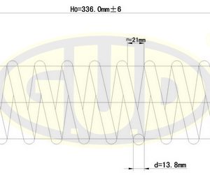 Пружина задняя
