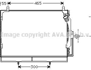 Радиатор кондиционера (конденсер)