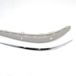 Молдинг переднего бампера левый