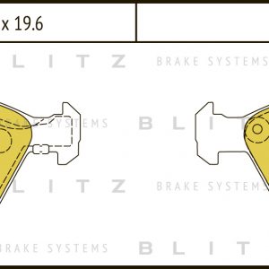 Колодки тормозные передние к-кт