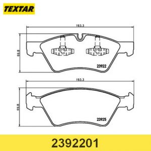 Колодки тормозные передние к-кт