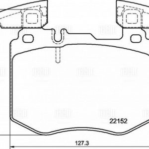 Колодки тормозные передние к-кт