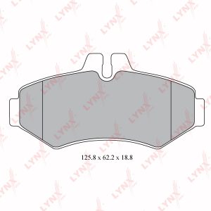 Колодки тормозные задние дисковые к-кт