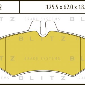 Колодки тормозные задние дисковые к-кт