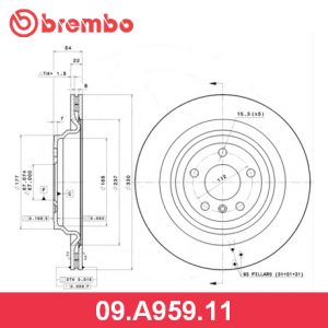 Диск тормозной задний