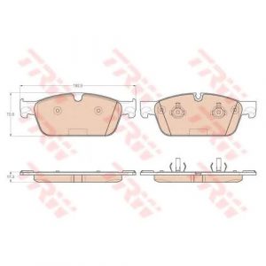 Колодки тормозные передние к-кт