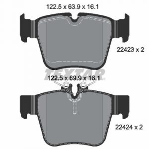 Колодки тормозные задние дисковые к-кт