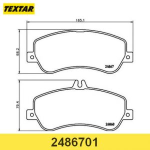 Колодки тормозные передние к-кт