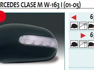 Крышка корпуса зеркала левого