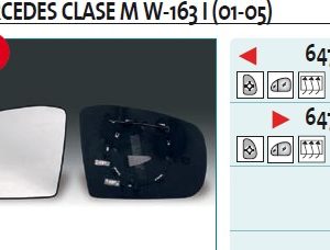 Стекло зеркала электрического правого