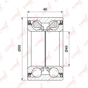 Подшипник ступицы (к-кт)