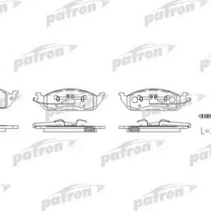 Колодки тормозные передние к-кт