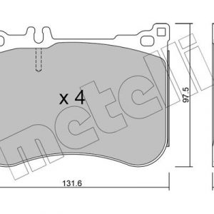 Колодки тормозные передние к-кт