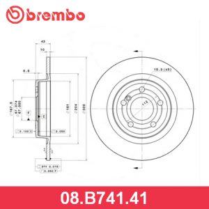 Диск тормозной задний