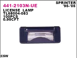Фонарь подсветки номера