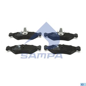 Колодки тормозные задние дисковые к-кт