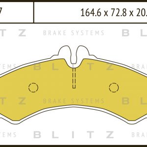 Колодки тормозные передние к-кт