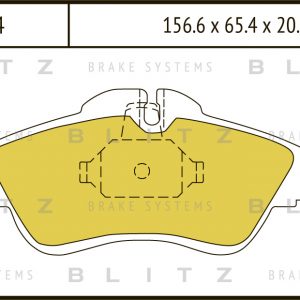 Колодки тормозные передние к-кт