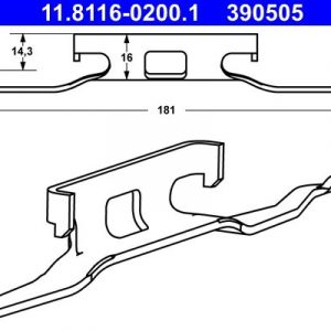 Пружина переднего суппорта
