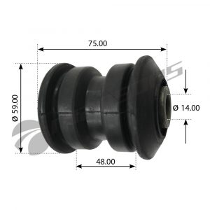 Сайлентблок переднего рычага задний