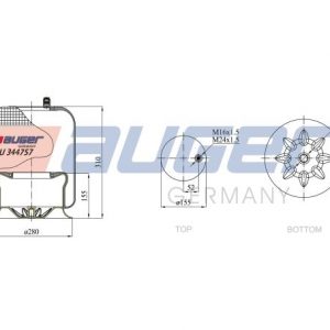 Воздушная подушка (опора пневматическая)