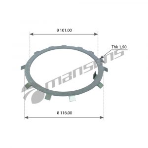 Шайба стопорная ступичной гайки