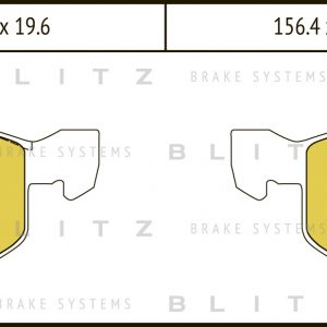 Колодки тормозные передние к-кт