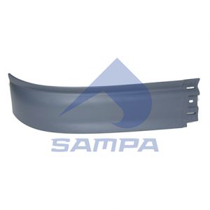 Спойлер переднего бампера левый