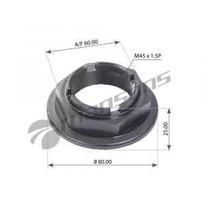 Гайка передней ступицы