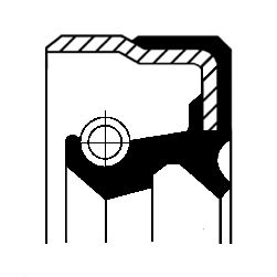 Сальник ступицы