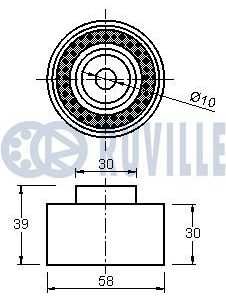 Ролик дополнительный ремня ГРМ