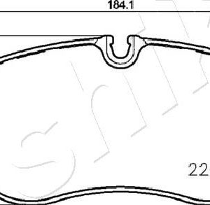 Колодки тормозные передние к-кт