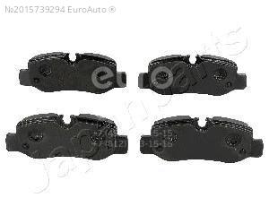 Колодки тормозные задние дисковые к-кт