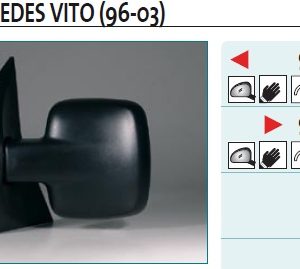 Зеркало правое механическое