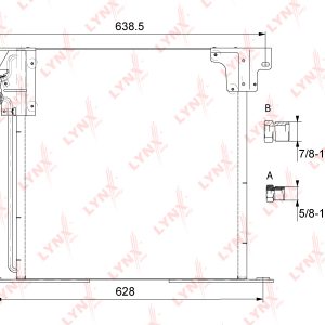 Радиатор кондиционера (конденсер)