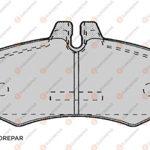 Колодки тормозные передние к-кт